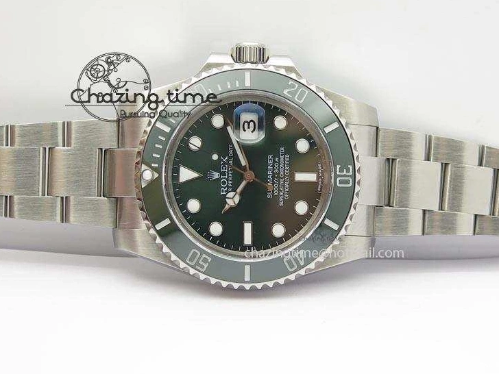 Best BP LV SS Submariner Edition Swiss Green Maker SS ETA2836 Dial 0117